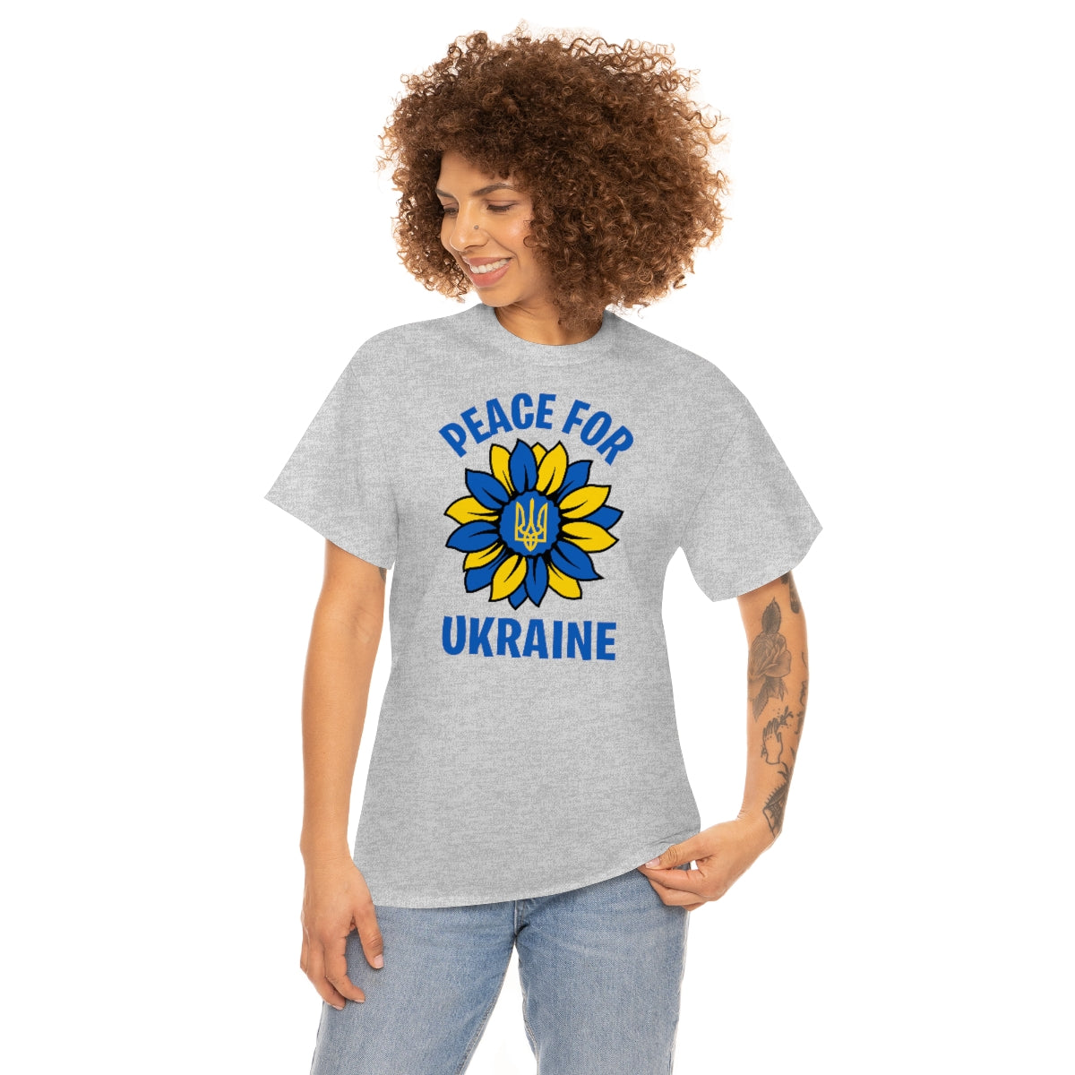 Frieden Unisex T-Shirt aus Baumwolle