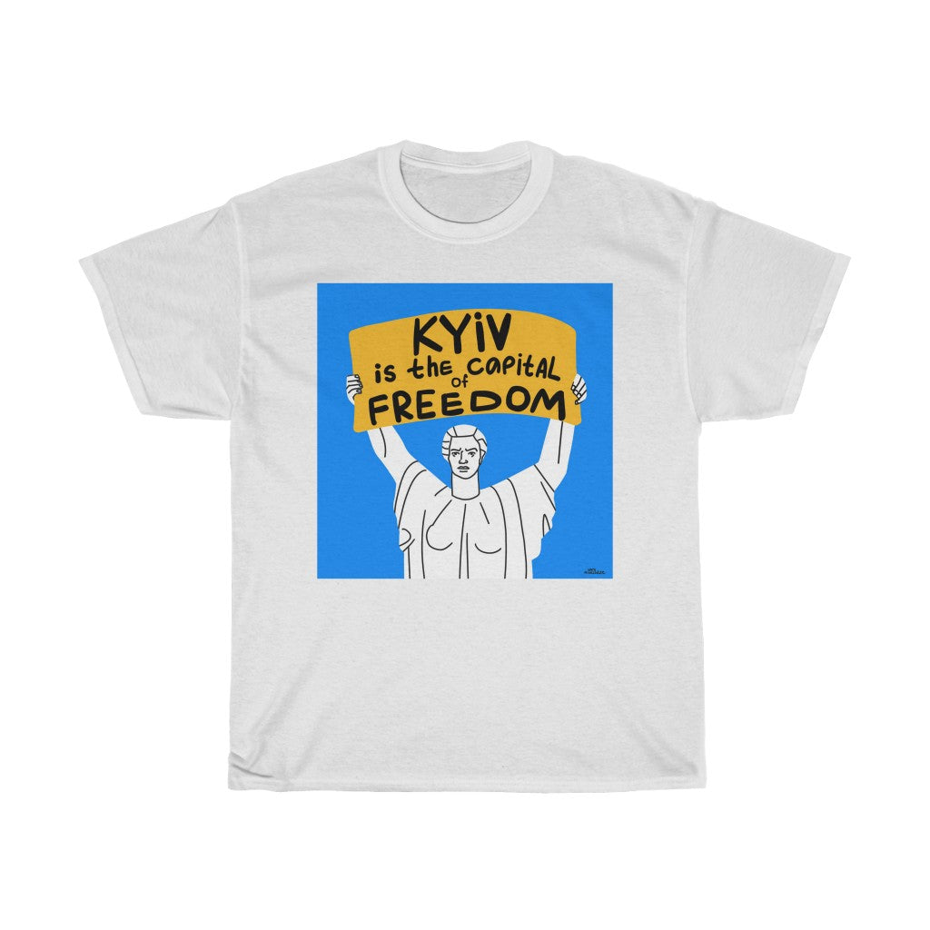 Kyiv 男女通用棉质 T 恤