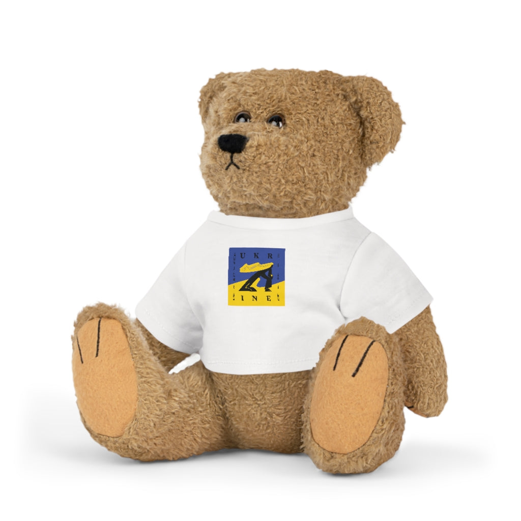 Ivan Shkoropad 毛绒玩具与乌克兰自由 T 恤