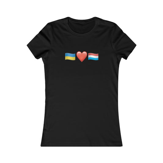 Luxembourg's Support - Lieblings-T-Shirt für Frauen