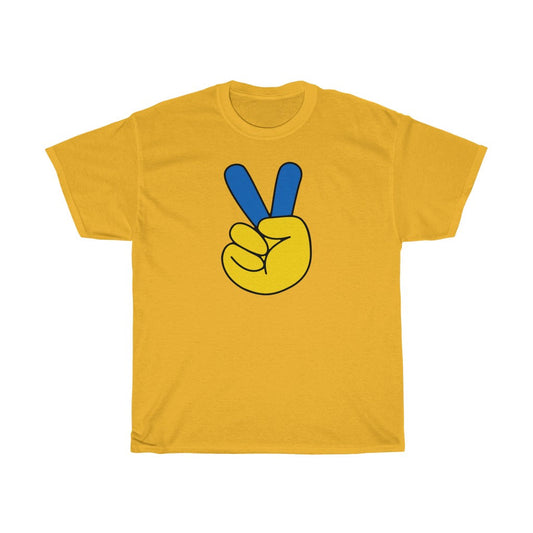Peace Wishes Unisex-Baumwoll-T-Shirt