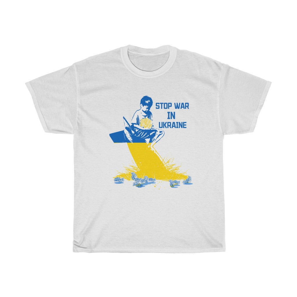 Sauvez et bénissez l'Ukraine T-shirt unisexe en coton