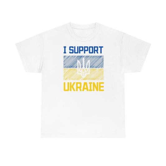 I Am With Ukraine Unisex Cotton T-Shirt