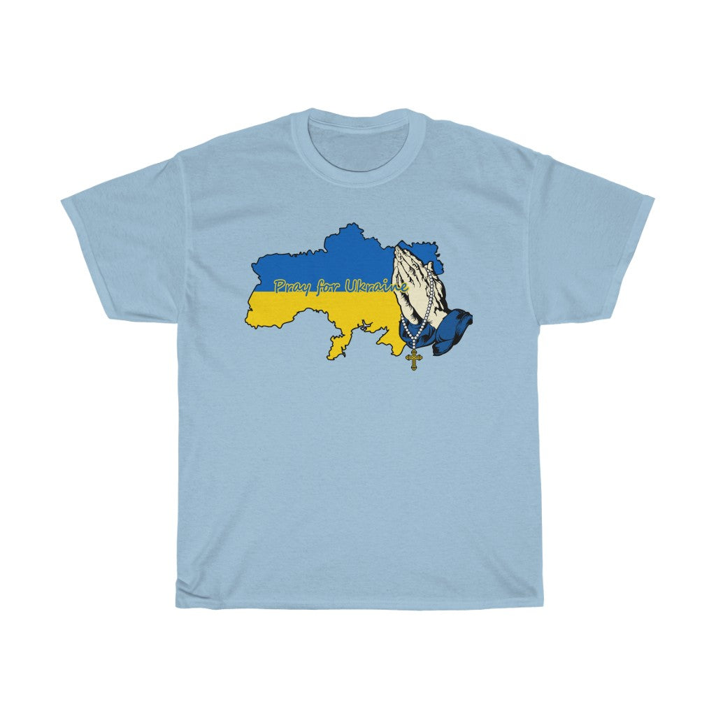 Priez pour l'Ukraine T-shirt unisexe en coton