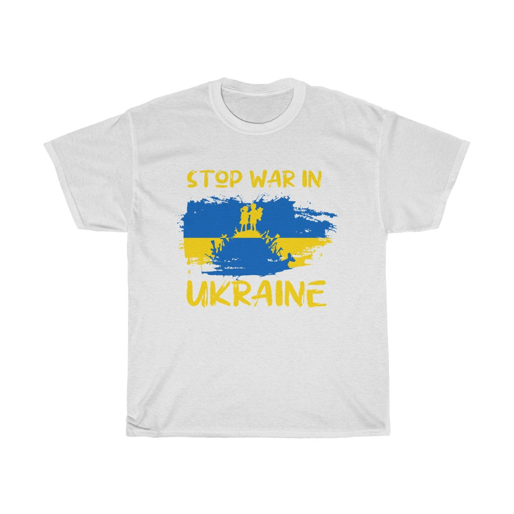 Kinder in der Ukraine Unisex T-Shirt aus Baumwolle
