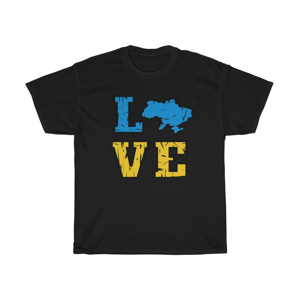 Paix en Ukraine T-shirt unisexe en coton