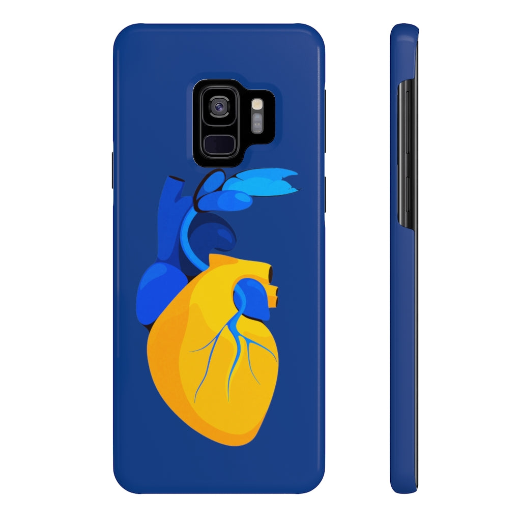 Ukraine Heart Slim Phone Case