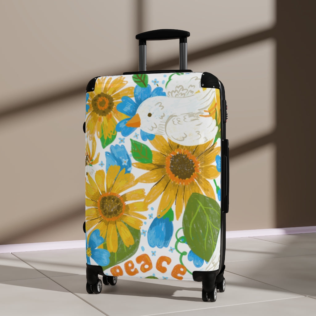 Peace For Ukraine by Jolly Dragons Suitcase