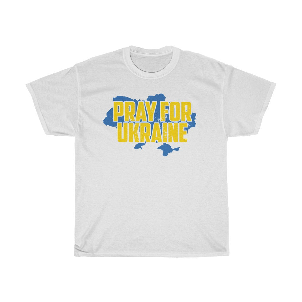 Pray For Ukraine Unisex Cotton T-Shirt