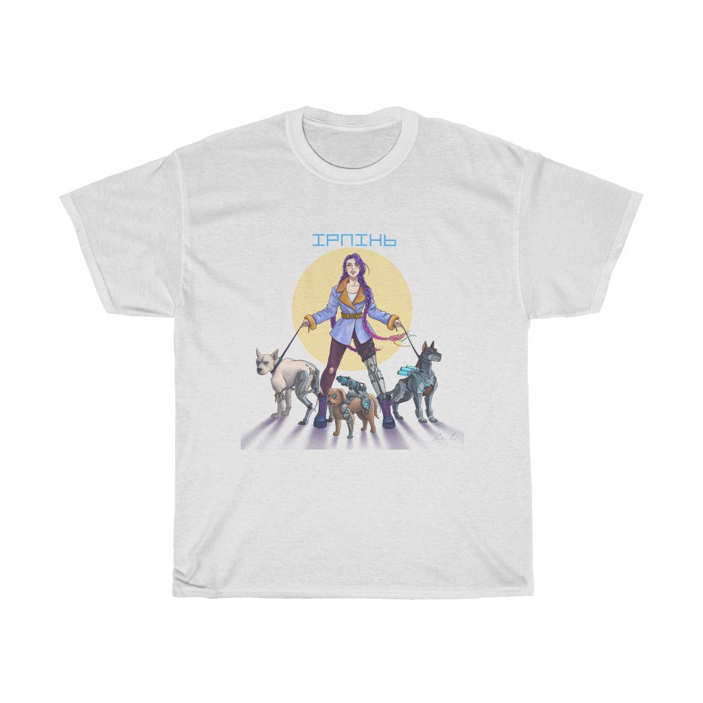 бавовняна футболка для дівчат від Natasha le Unisex