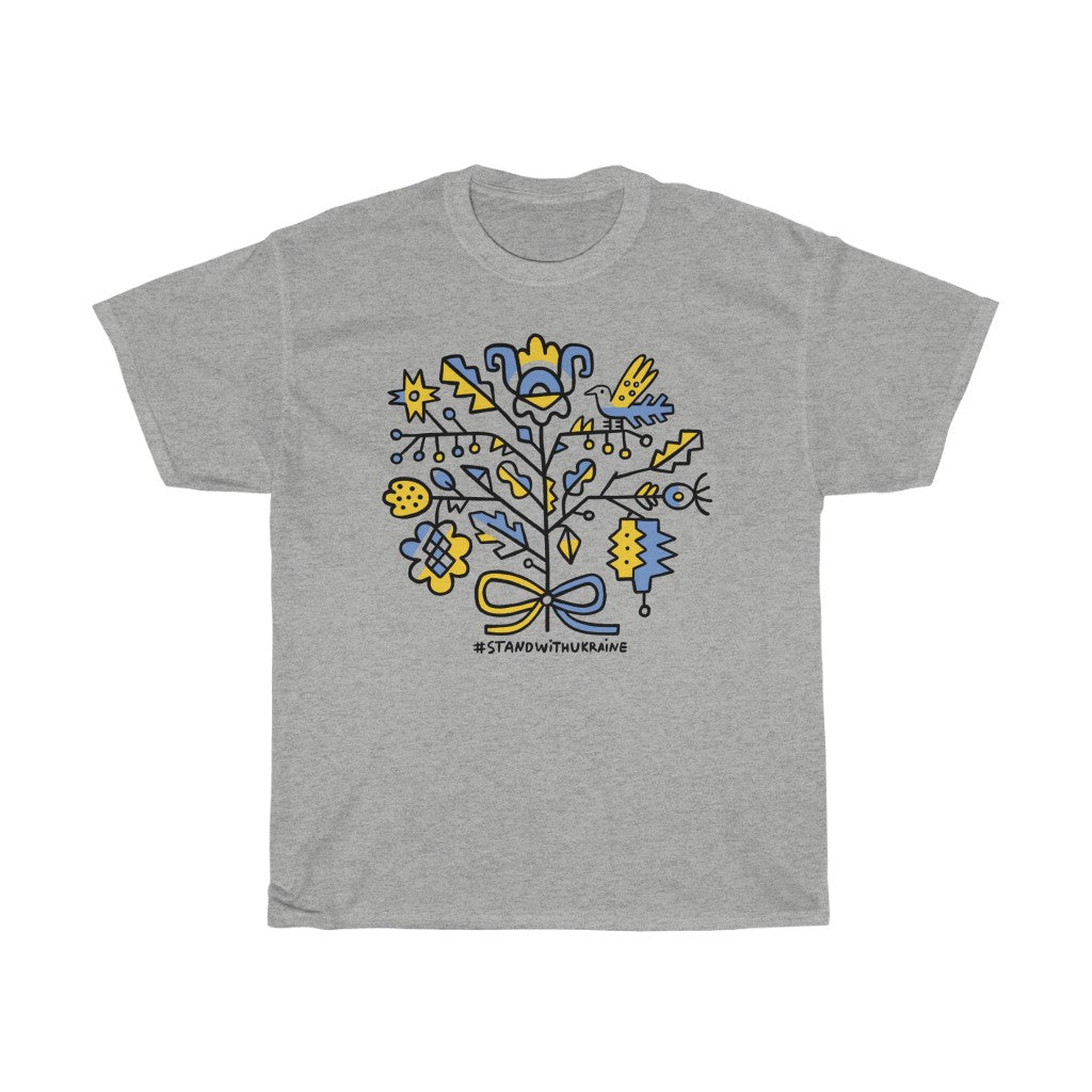Ukraine Freedom Europe by Inna Ruda Unisex Cotton T-Shirt