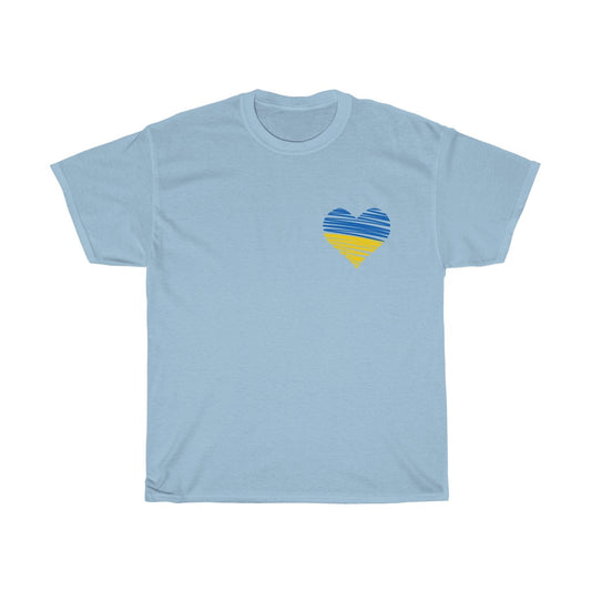 Gott segne die Ukraine Unisex-Baumwoll-T-Shirt