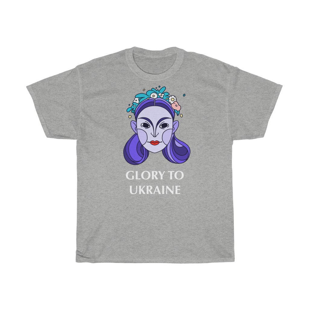 Glory to Ukraine by Oksana Fedko Unisex Cotton T-Shirt